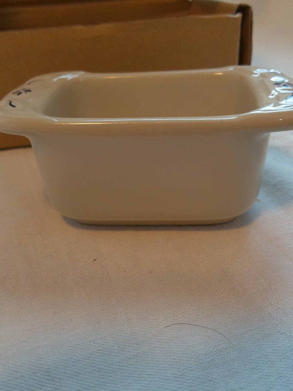 Longaberger Sweetener Holder Woven Traditions Heritage Blue NEW
